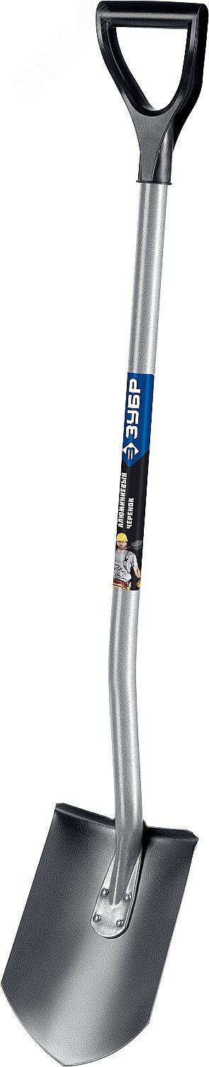 Изображение товара Лопата штыковая ТИТАН с алюминиевым черенком профессиональная