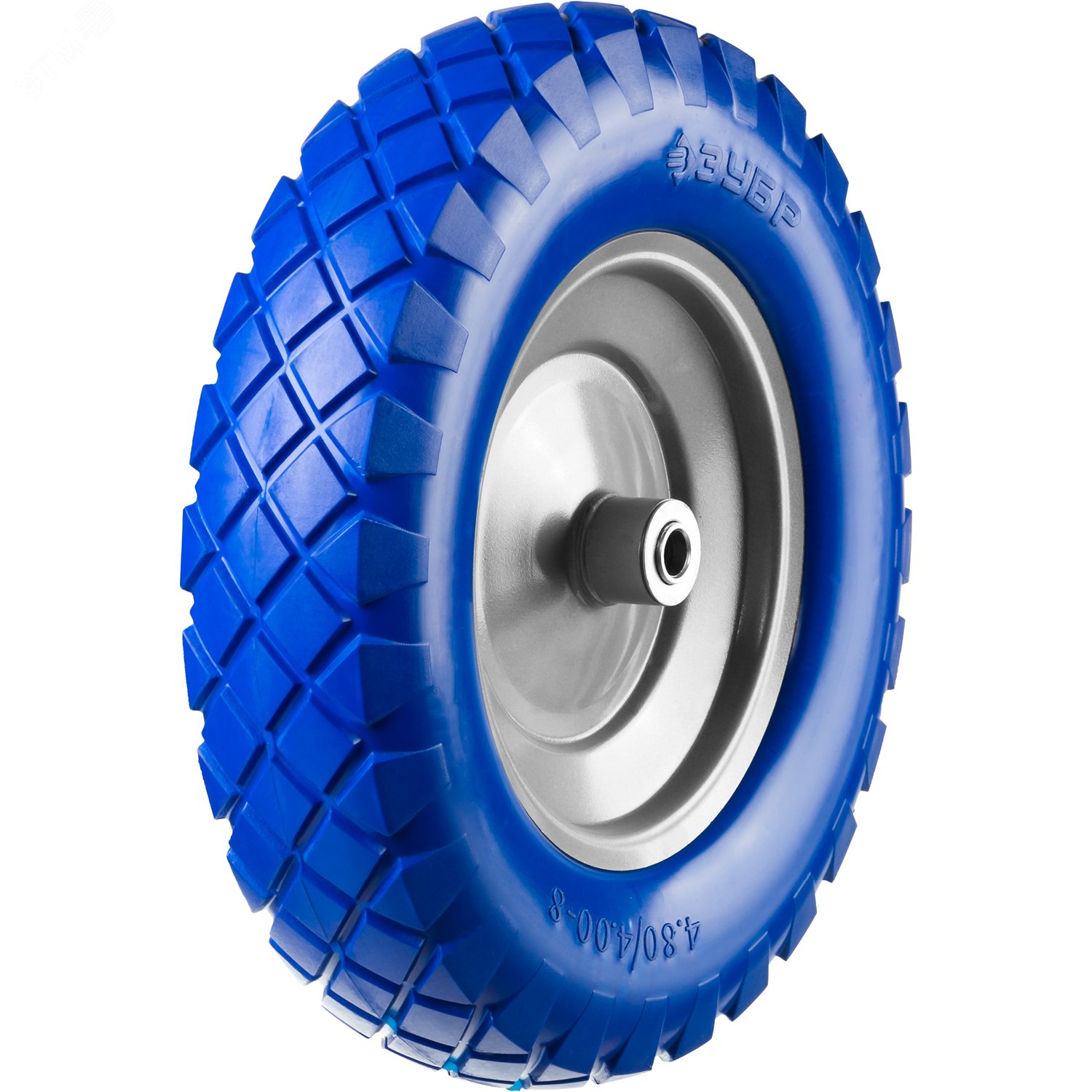 Изображение товара Полиуретановое колесо КПУ-2 380 мм для тачки ЗУБР арт 39903