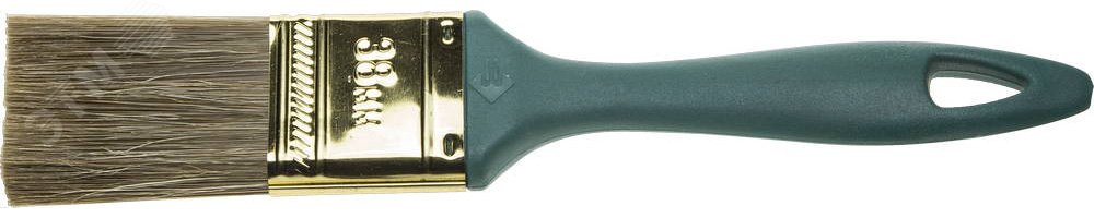 Изображение товара Кисть плоская КП-14 со смешанной щетиной, 38 мм, ЗУБР