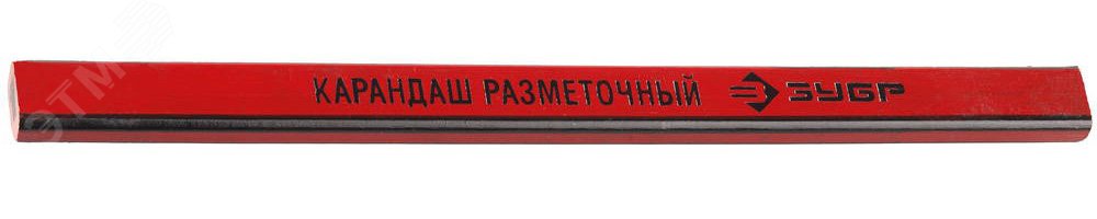 Изображение товара Карандаш строительный плотника , HB, 180мм, утолщенный стержень 3*6 мм, КСП, серия Профессионал (шт)