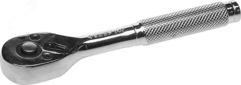 Изображение товара Трещотка для торцовых головок ЗУБР 1/4 72 зубца профессиональный инструмент