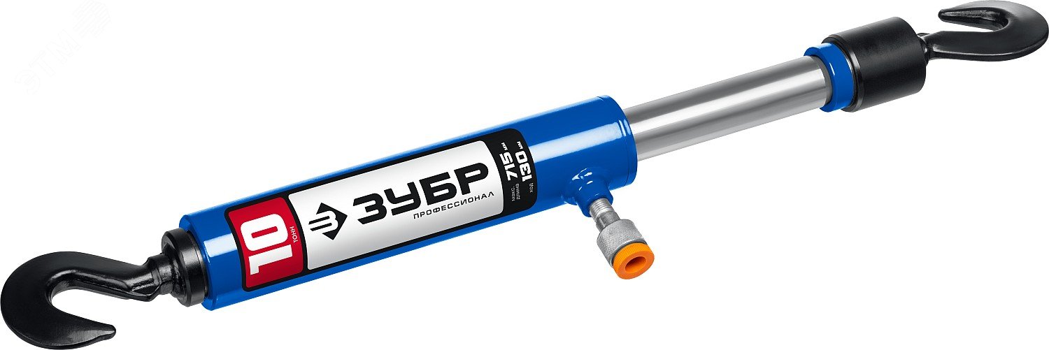 Изображение товара Гидравлическая стяжка с 2 крюками 10 тонн ЗУБР модель 43023-10