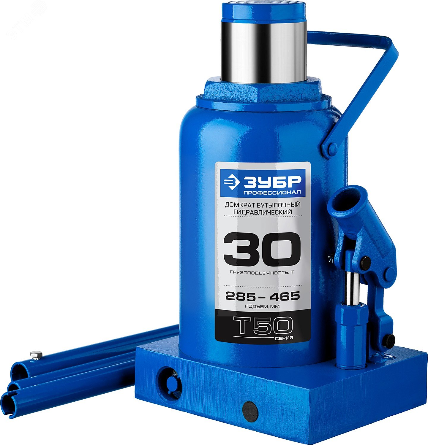 Изображение товара Домкрат бутылочный гидравлический 30т, 285-465мм, Профессионал (шт)