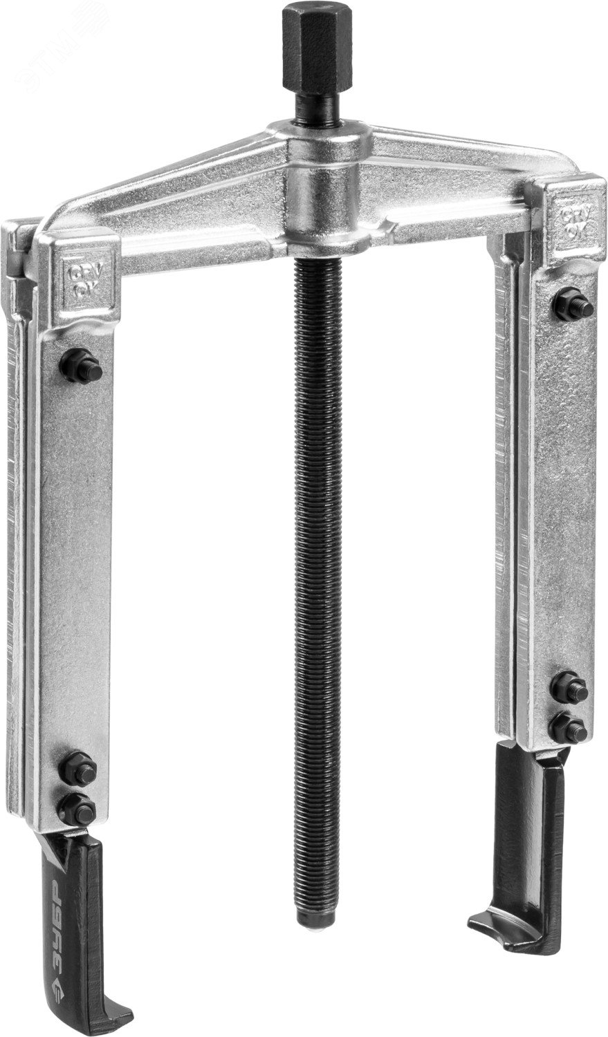 Изображение товара Съемник раздвижной 2-захватный с тонкими захватами ЗУБР 215 мм