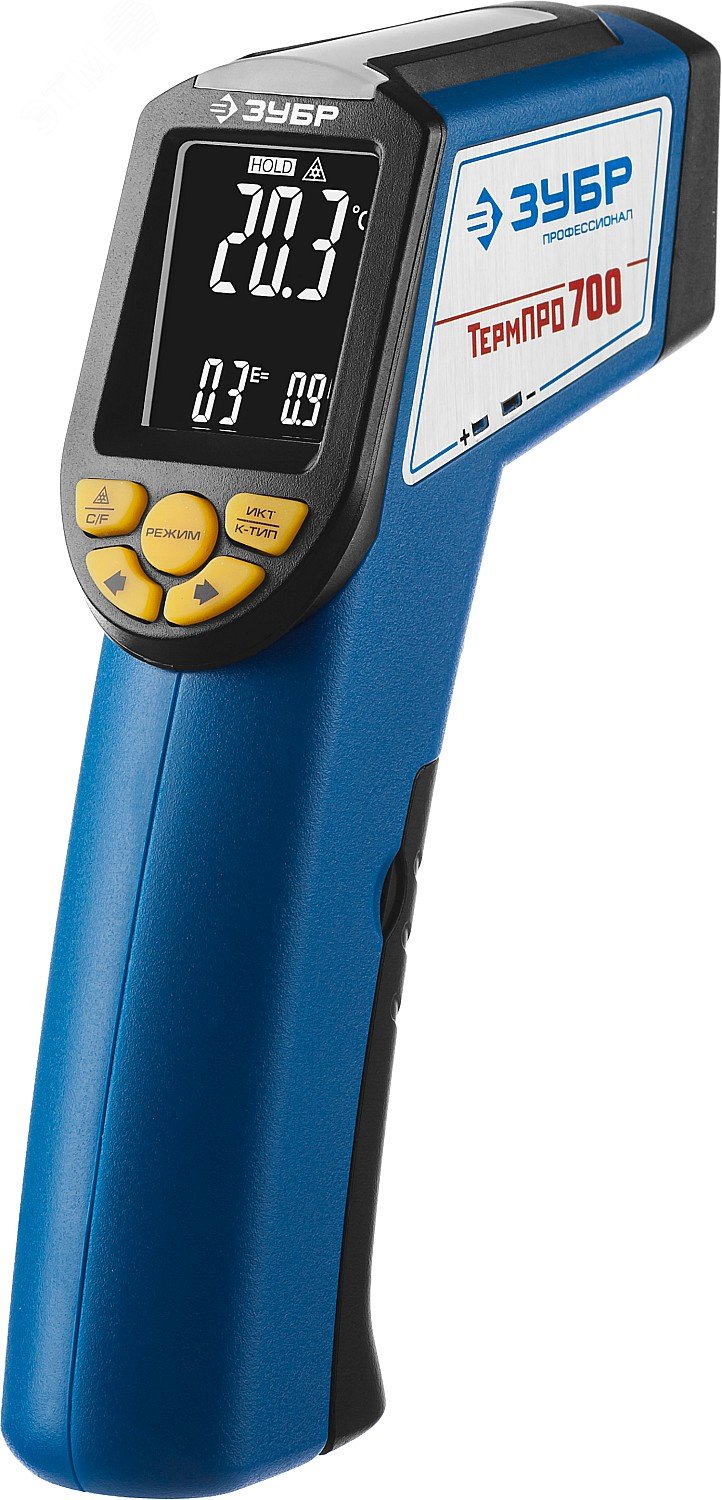 Изображение товара Пирометр инфракрасный, -50 град.С +650 град.С, ТермПро-700, Профессионал (шт)