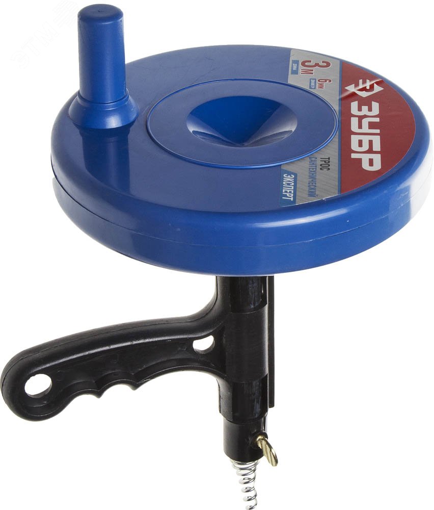 Изображение товара Трос сантехнический в пластиковом корпусе 3 м, d 6 мм, Эксперт (шт)