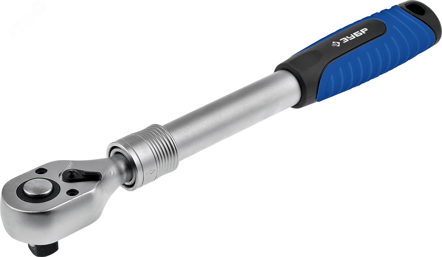 Изображение товара Трещотка для торцовых головок 1/2 дюйма Эксперт Cr-V хромированное покрытие 72 зубца