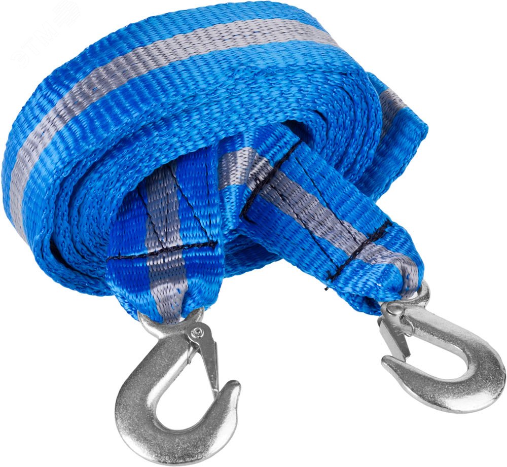Изображение товара Трос буксировочный ЭКСПЕРТ 5м 5т с двумя крюками и сумкой
