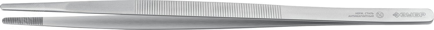 Изображение товара Пинцет прямой 250 мм антимагнитный профессиональный ЗУБР