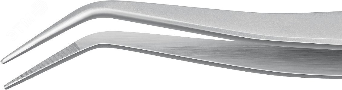 Изображение товара Изогнутый антимагнитный прецизионный пинцет 160 мм для точных работ