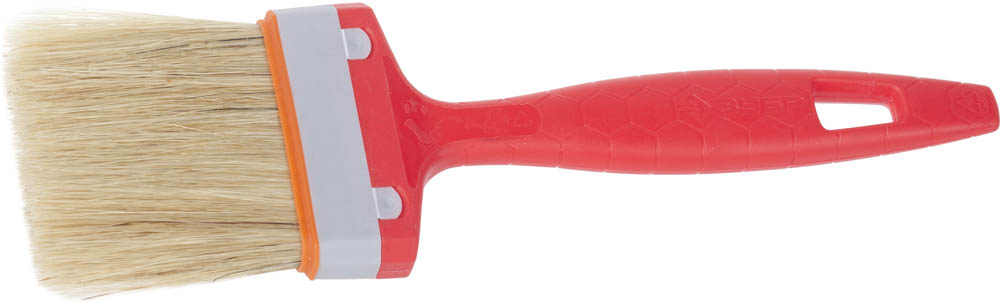 Кисть плоская ''УНИВЕРСАЛ-СТАНДАРТ'', натуральная щетина, пластмассовая ручка, 2,5''/63мм