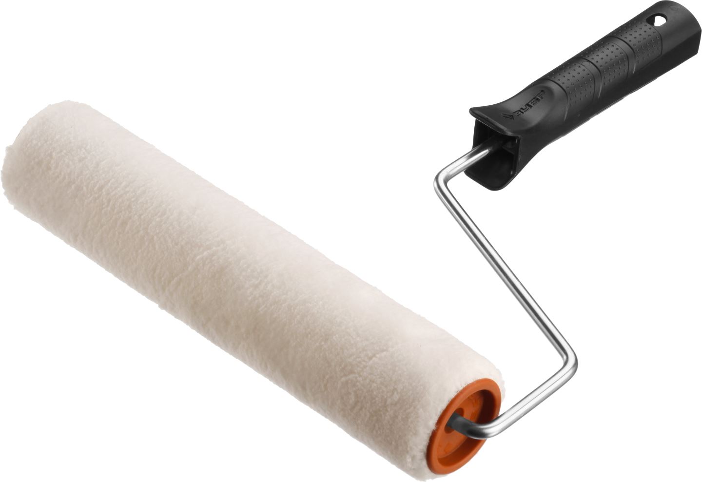 Валик малярный ''ОПТИМА-ВЕЛЮР'' в сборе, ворс 4мм, бюгель 6мм, 40х240мм,