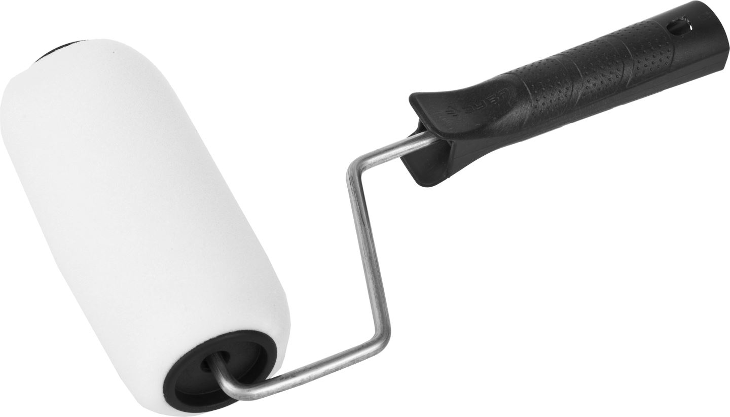 Валик малярный ''ПОРОЛОН'', 150 мм, d=44 мм, ручка d=6 мм, Стандарт