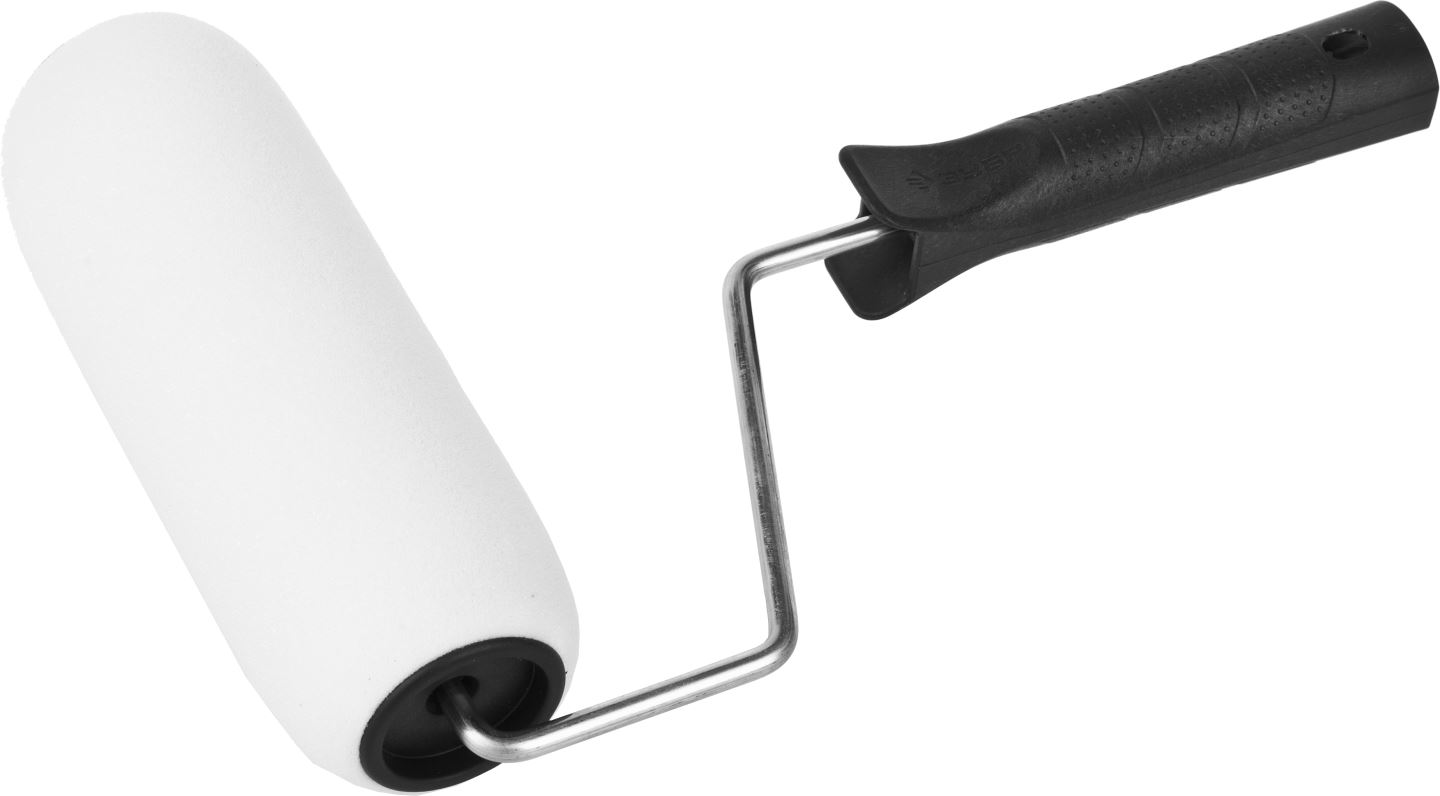 Валик малярный ''ПОРОЛОН'', 180 мм, d=44 мм, ручка d=6 мм, Стандарт