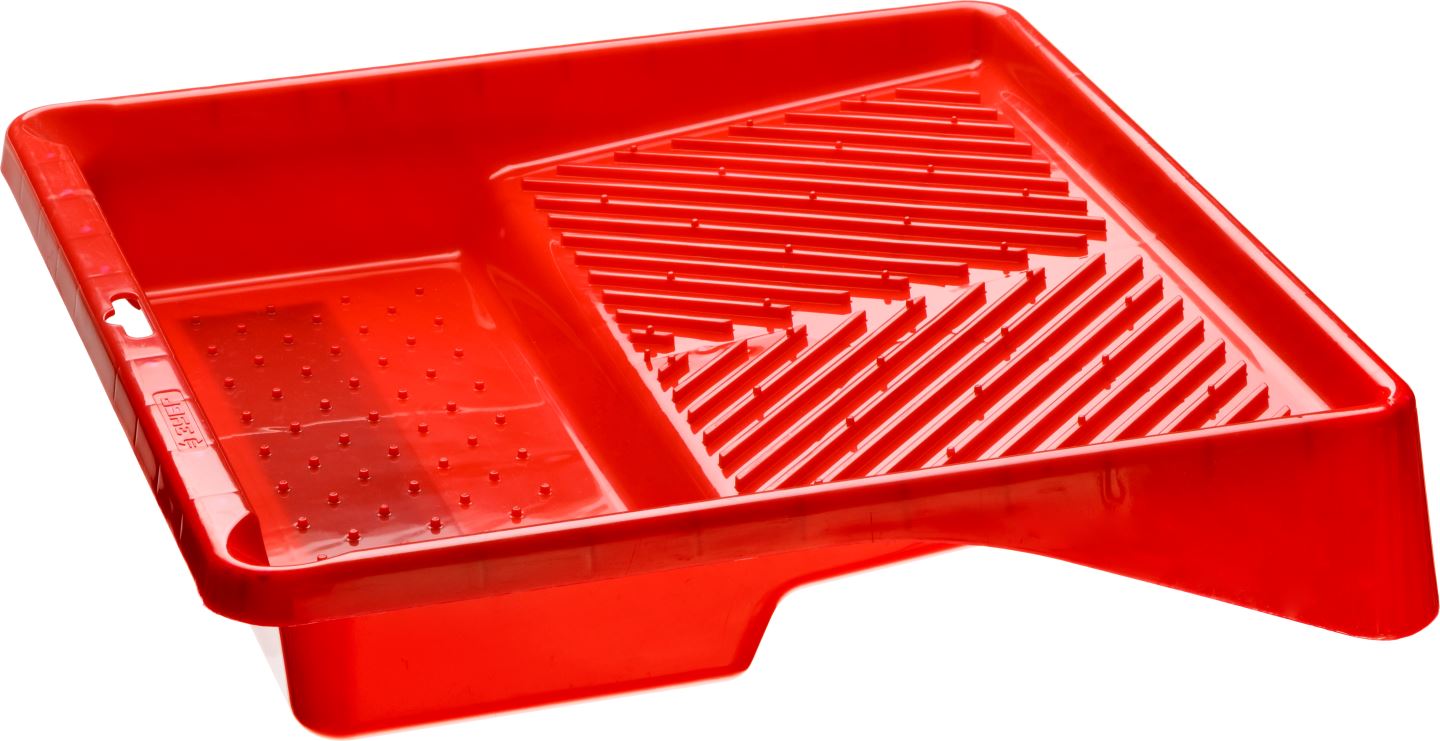 Ванночка малярная пластмассовая, для валиков до 270 мм, 360х360мм, 1,3л