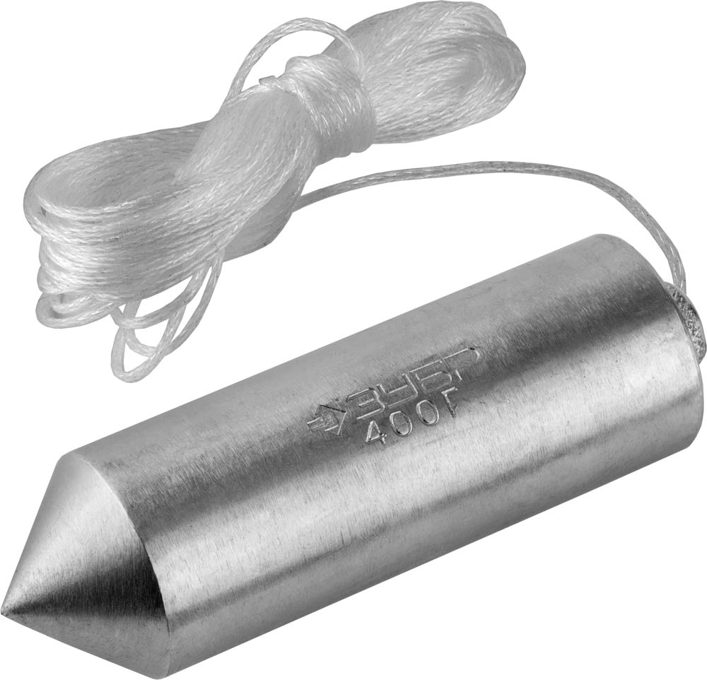 Отвес ''Мастер'' строительный со шнуром, в пластиковом контейнере, 400 г