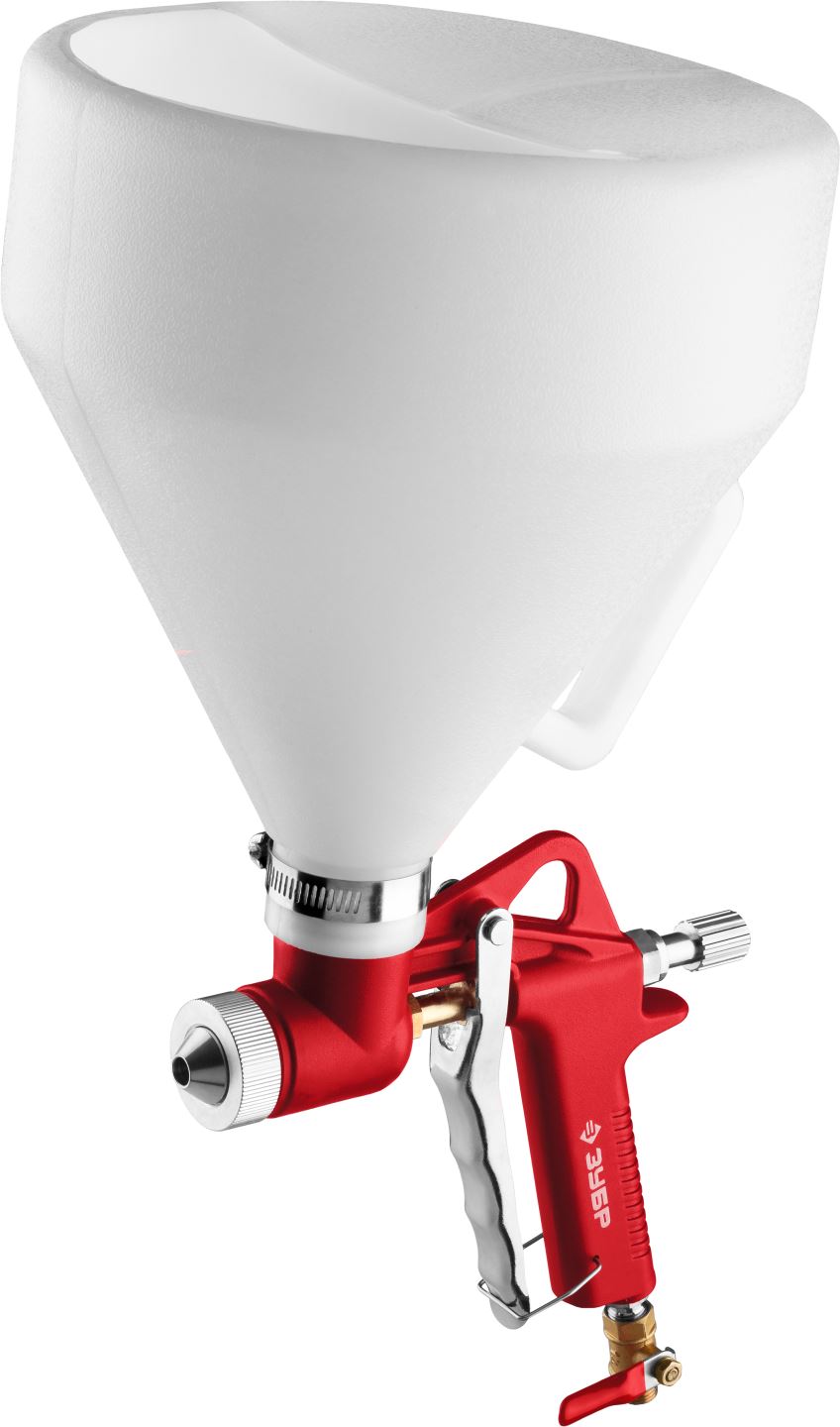 Пистолет картушный для штукатурки MKP 600 с верхним бачком, 4, 6, 8мм