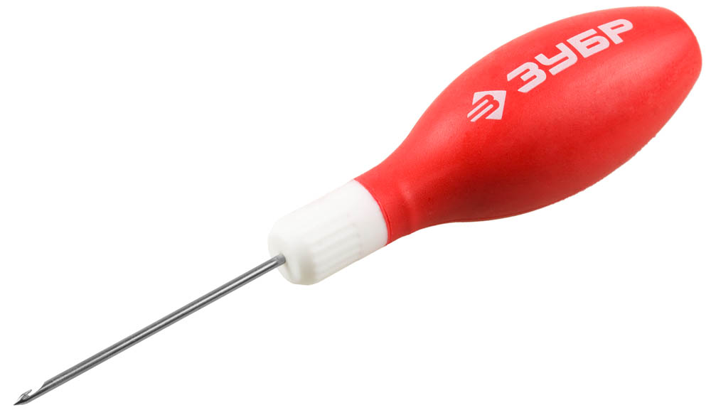 Шило ''Мастер'' сапожное, эргономичная обрезиненная рукоятка, длина 60мм, d 2мм