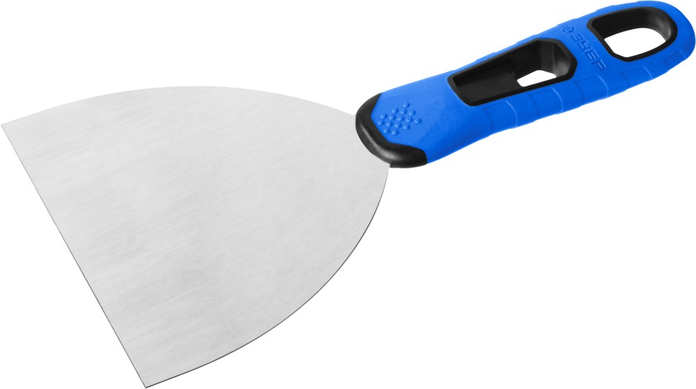 Шпатель ''Профессионал'' профилированное нержавеющее полотно, 2к ручка, 120мм