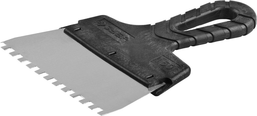 Шпатель ''Мастер'' ФАСАДНЫЙ, нержавеющее полотно, 150мм, зуб 6х6мм