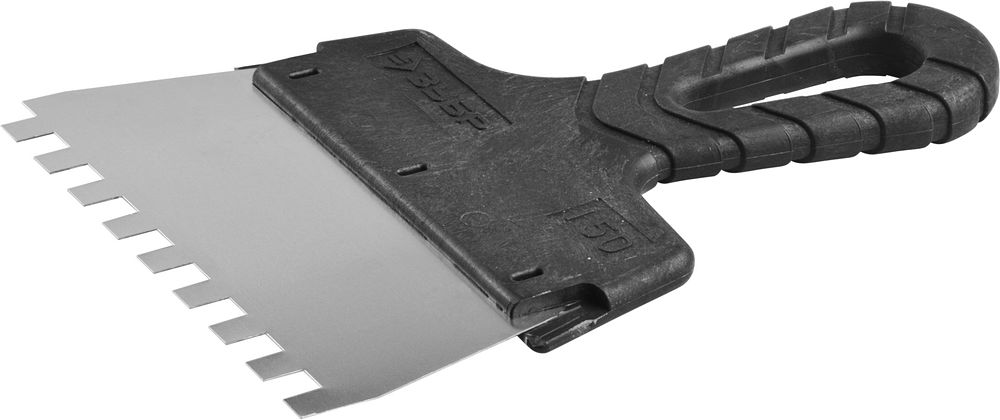 Шпатель ''Мастер'' ФАСАДНЫЙ, нержавеющее полотно, 150мм, зуб 8х8мм