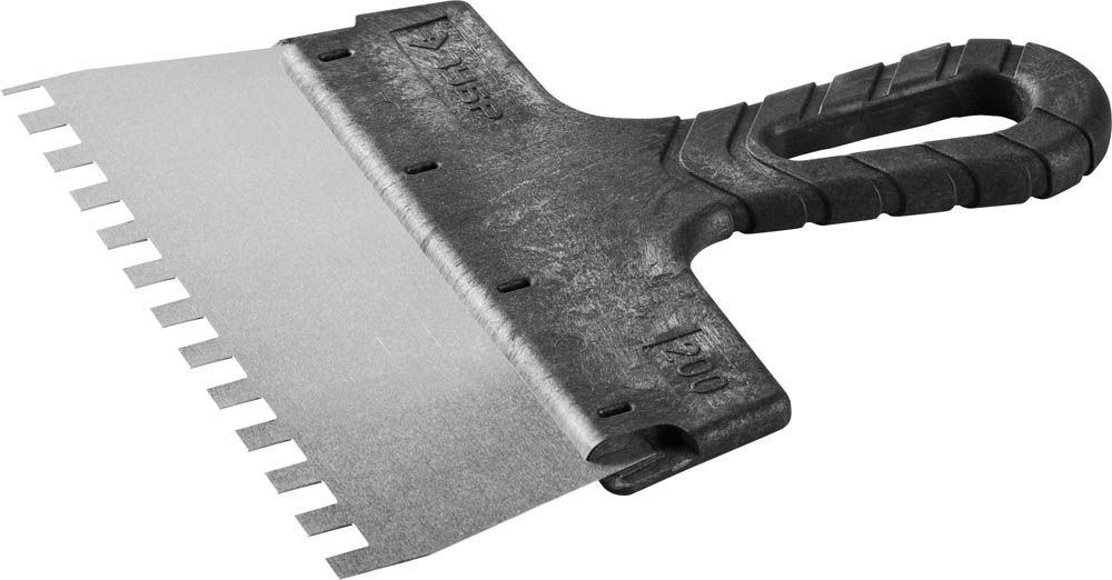 Шпатель ''Мастер'' ФАСАДНЫЙ, нержавеющее полотно, 200мм, зуб 8х8мм