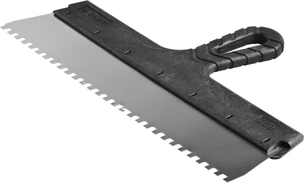 Шпатель ''Мастер'' ФАСАДНЫЙ, нержавеющее полотно, 350мм, зуб 6х6мм