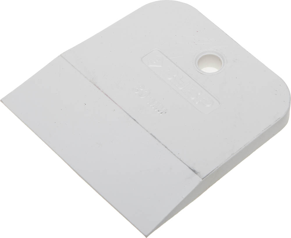 Шпатель ''Мастер'' резиновый, белый, 1шт, 80мм