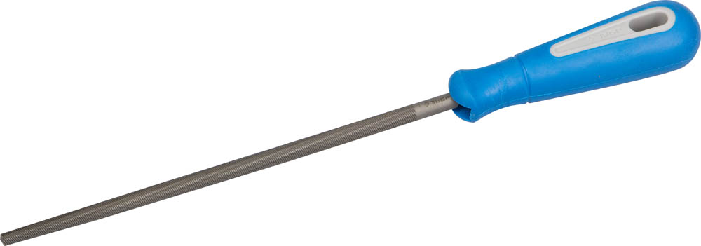 Напильник круглый Профессионал, двухкомпонентная рукоятка, 200 мм