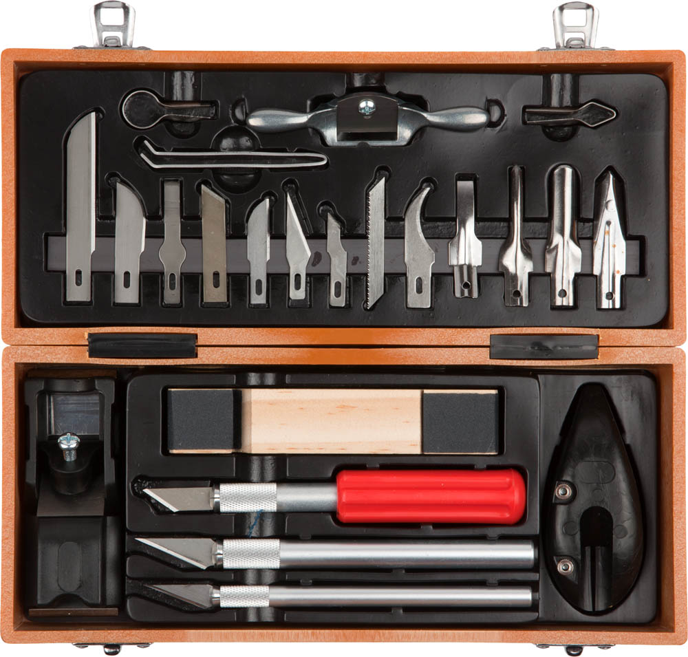 Резцы ''ЭКСПЕРТ'' по дереву Профессиональные, 23шт