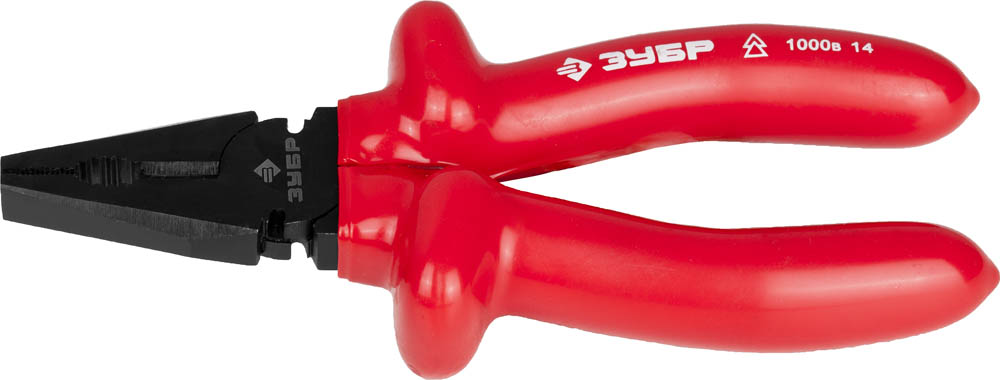 Плоскогубцы ''ЭЛЕКТРИК'' комбинированные, диэлектрические, высоковольтные до ~1000В, маслобензостойкая рукоятка, 160мм, Мастер