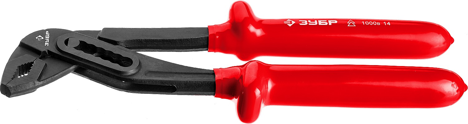 Клещи ''ЭЛЕКТРИК'' переставные диэлектрические, высоковольтные до 1000В, маслобензостойкая рукоятка, 250мм, Мастер