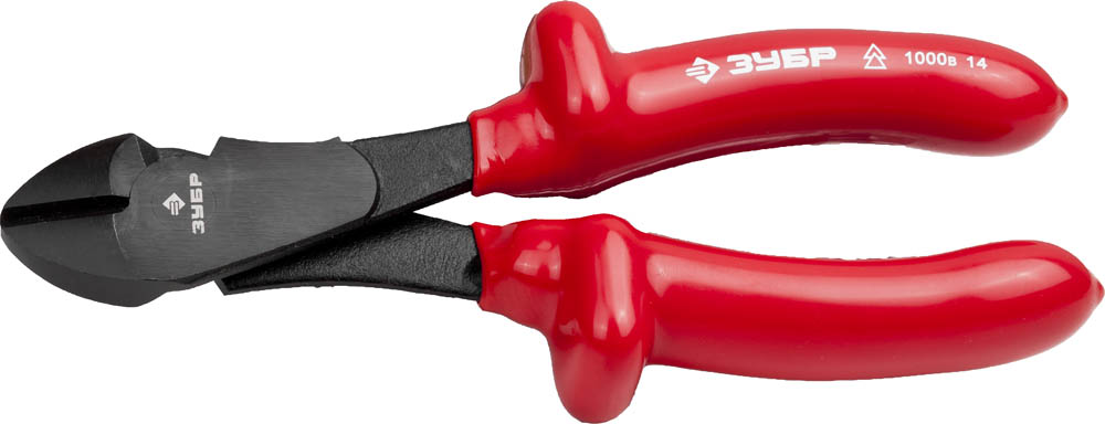 Бокорезы ''ЭЛЕКТРИК'' усиленные, диэлектрические, высоковольтные до ~1000В, маслобензостойкая рукоятка, 170мм, Мастер 2214-6-17