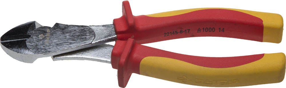 Бокорезы ''ПРОФИЭЛЕКТРИК'', диэлектрические, усиленные, двухкомпонентная маслобензостойкая рукоятка, до ~1000В, 170мм, Профессионал