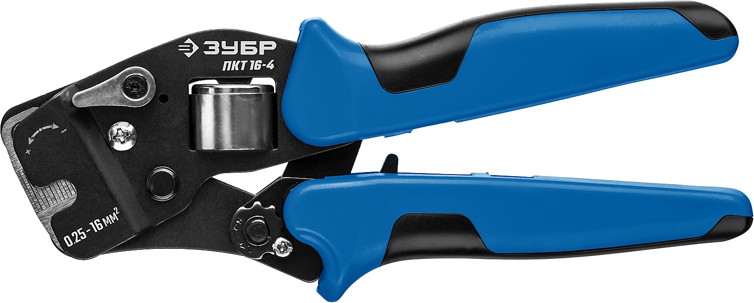 Пресс-клещи ПКТ-16-4 торцевые для втулочных наконечников 0.25 - 16 мм.кв, Профессионал
