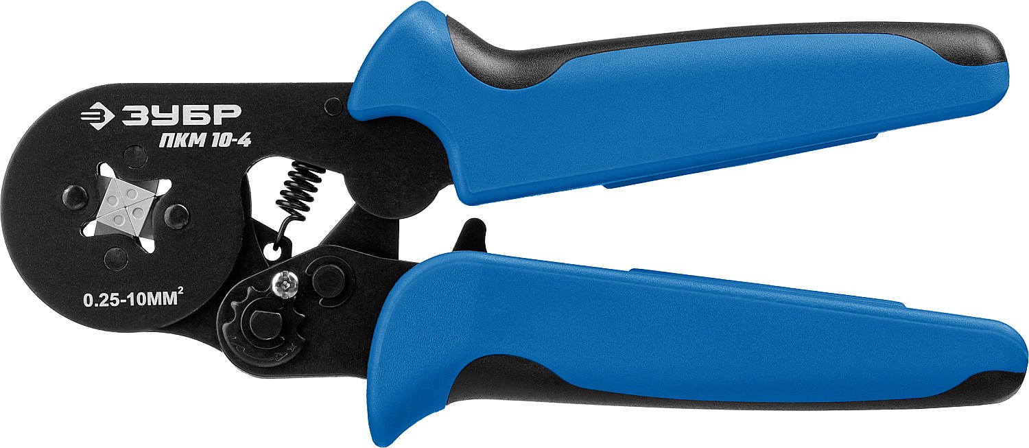 Пресс-клещи ПКМ-10-4 для втулочных наконечников 0.25 - 10 мм.кв, Профессионал