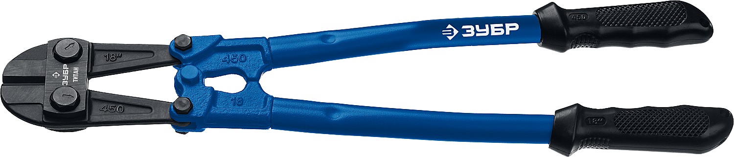 Болторез, Cr-Mo, 62 HRC, кованый коннектор, серия Профессионал, 450 мм - макс d= 16 мм / HRC 40 до d= 6 мм