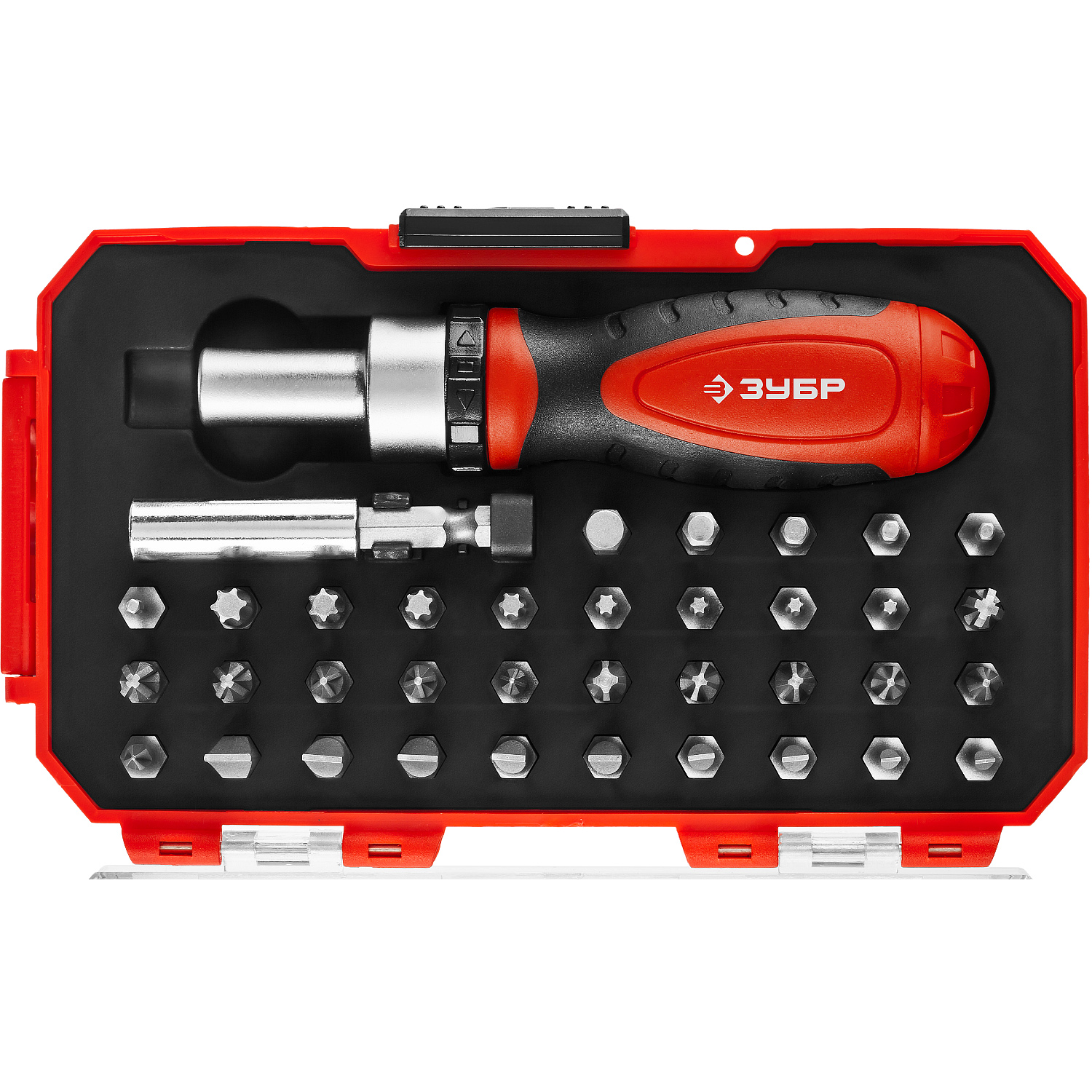 Набор Компакт-37: реверсивная отвертка с насадками 37 шт