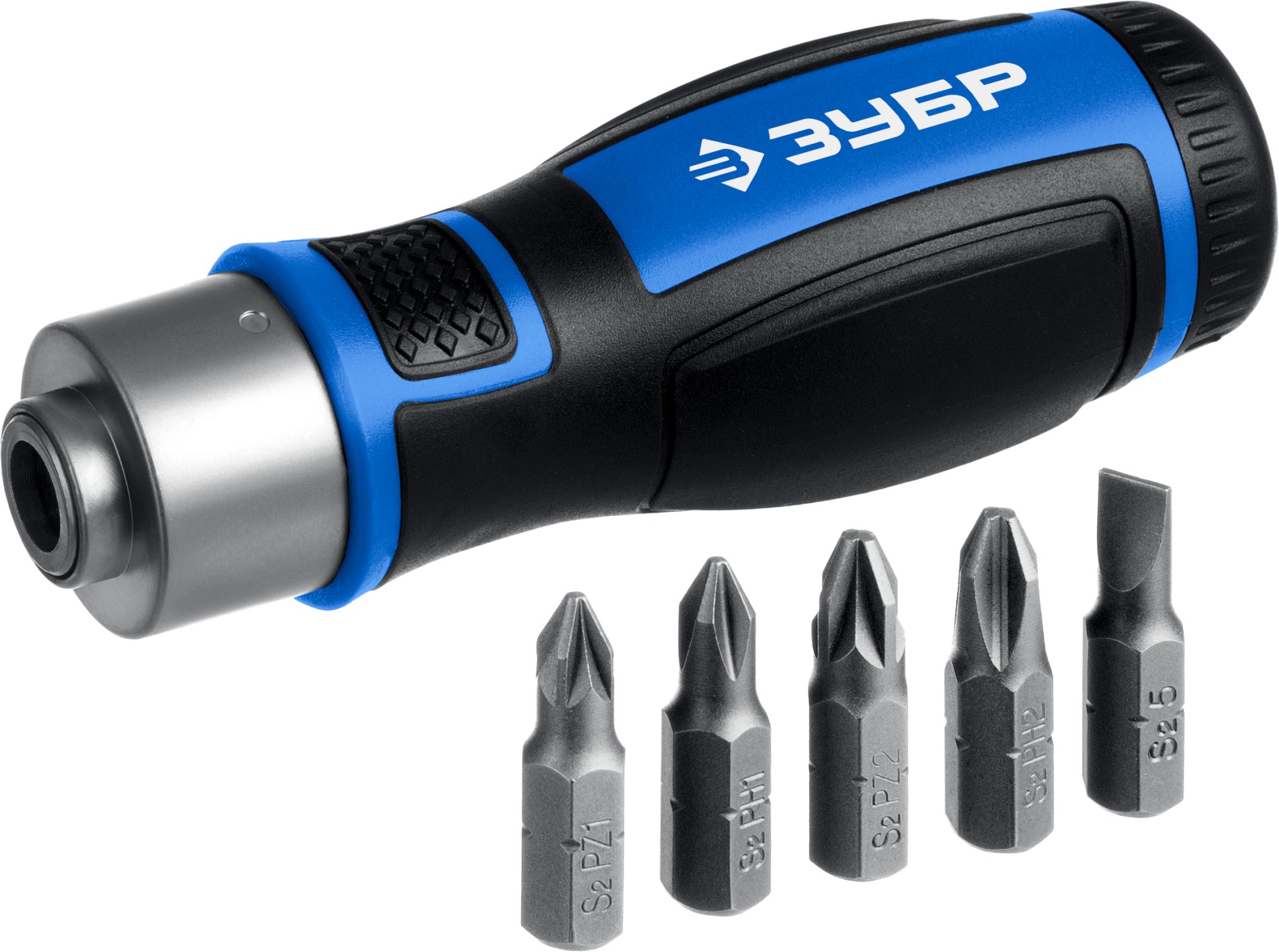 Отвертка реверсивная с насадками, набор 6 предметов