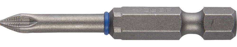 Биты ''ЭКСПЕРТ'' торсионные кованые, обточенные, хромомолибденовая сталь, тип хвостовика E 1/4'', PH1, 50мм, 2шт