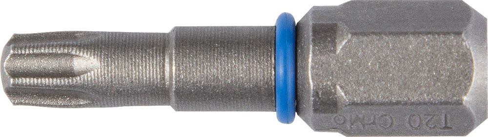 Биты ''ЭКСПЕРТ'' торсионные кованые, обточенные, хромомолибденовая сталь, тип хвостовика C 1/4'', T20, 25мм, 2шт