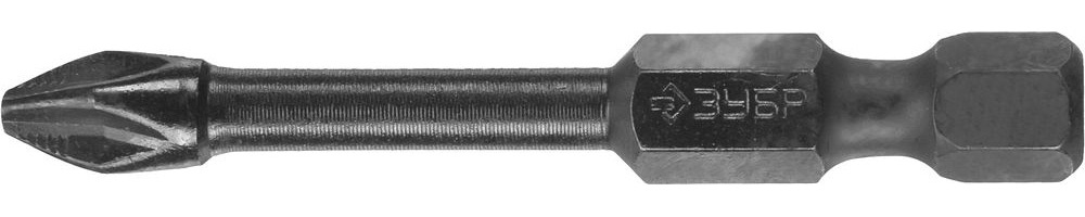 Биты ударные PH2, 50 мм, 2 шт