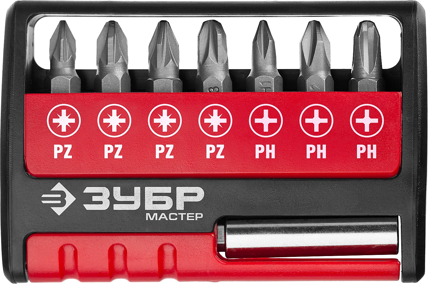 Набор бит ''МХ-8'', CR-V, с адаптером 8 шт.