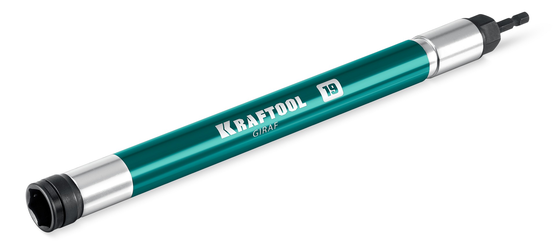 Бита длинная ударная с торцовой головкой GIRAF, 19 мм, М12, 285 мм