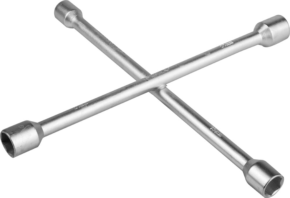 Ключ-крест ''ЭКСПЕРТ'' автомобильный оцинкованный, 17-19-21-22мм