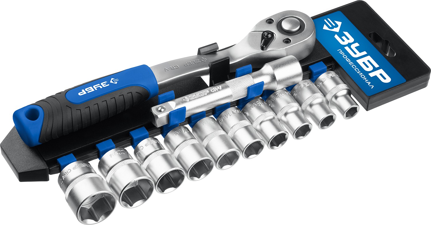 Набор торцовых головок Профессионал ТБ-12 12 предметов 1/2''