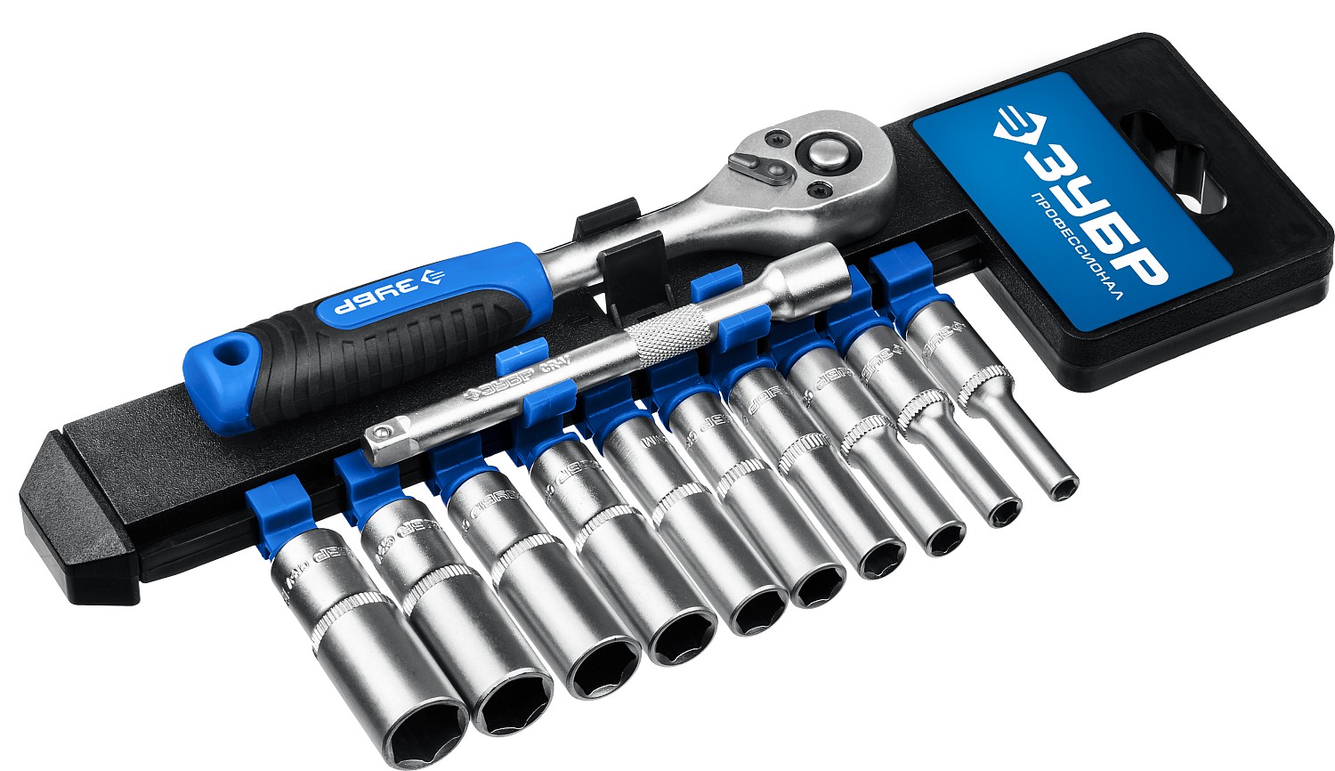 Набор торцевых головок Профессионал ТМ-12У 12 предметов 1/4''