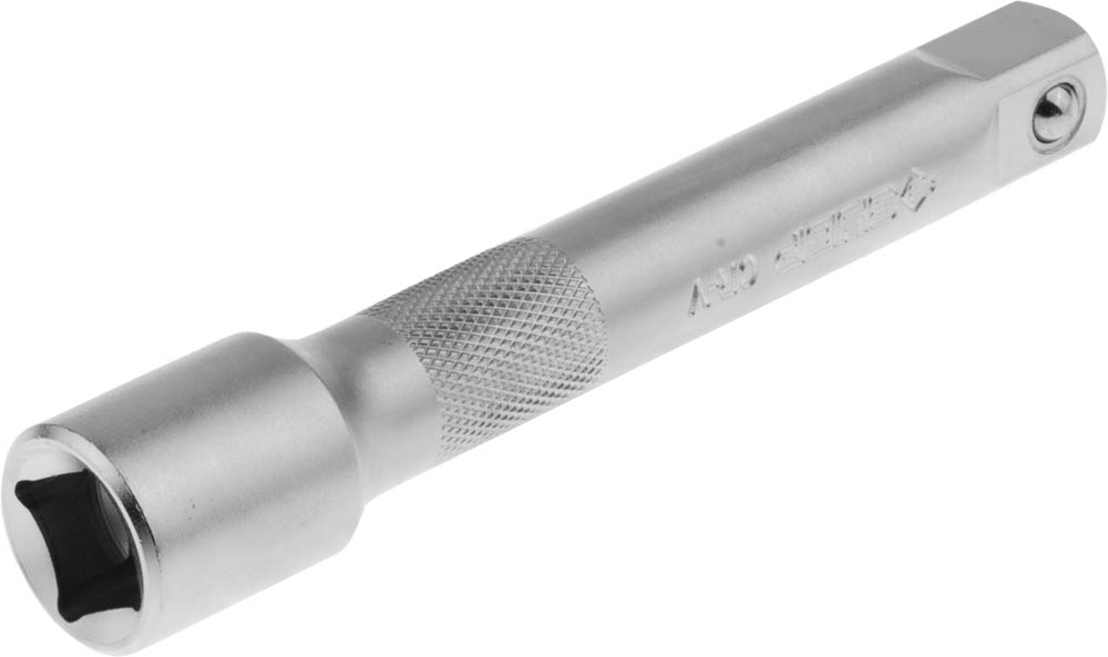 Удлинитель ''Мастер'' для торцовых головок (1/2''), Cr-V, хроматированное покрытие, 125мм