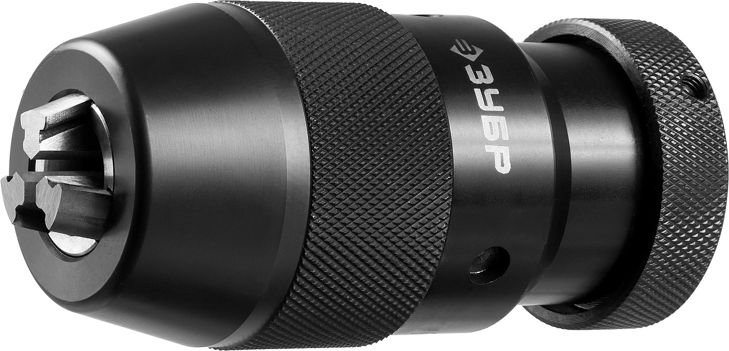 Патрон для станков, Профессионал 29086-16, В16мм, посадка на конус Морзе, высокоточный, быстрозажимной, D=0-16мм