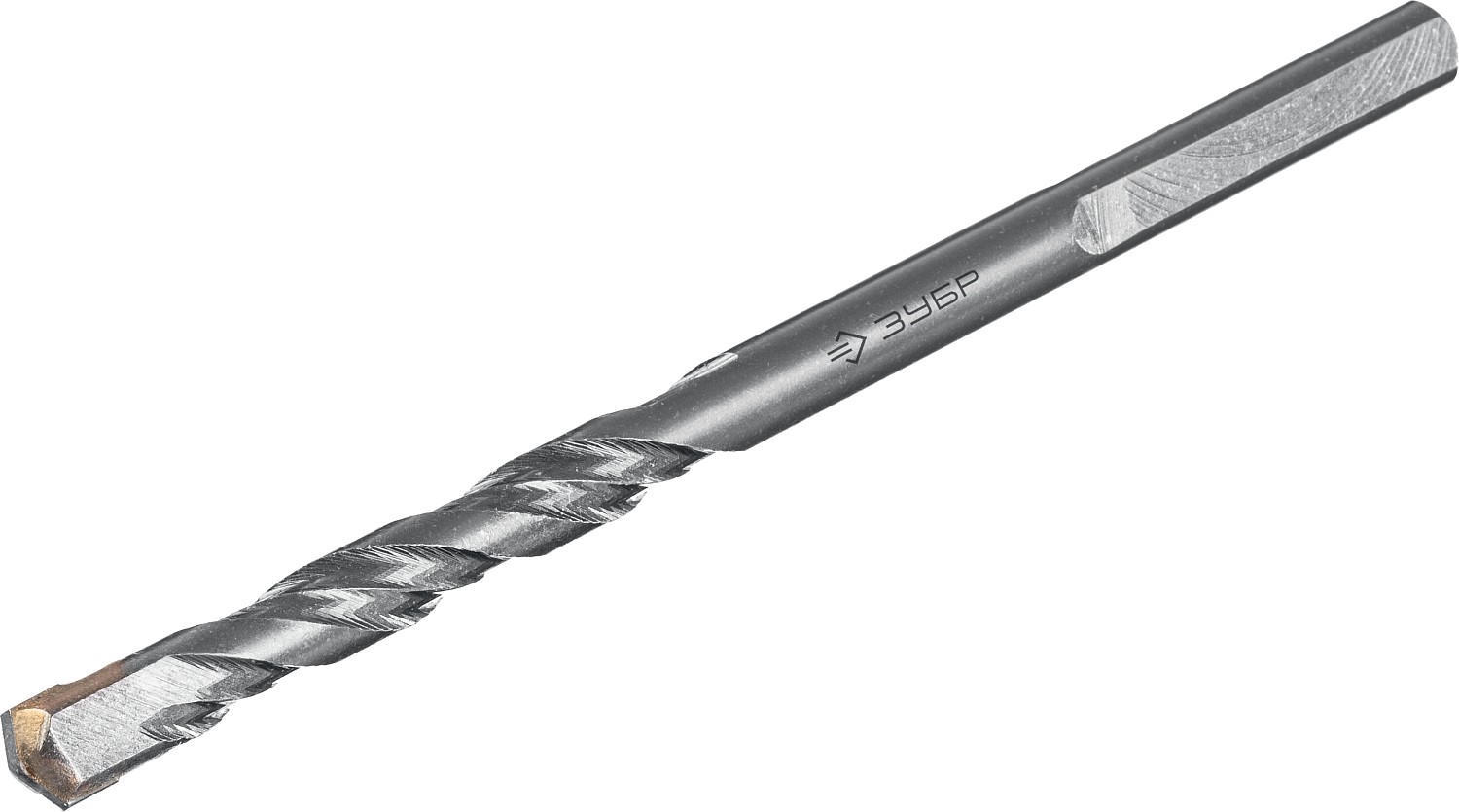 Сверло по бетону усиленное, ПРОФЕССИОНАЛ 6X100 мм 3-х гранный хвостовик